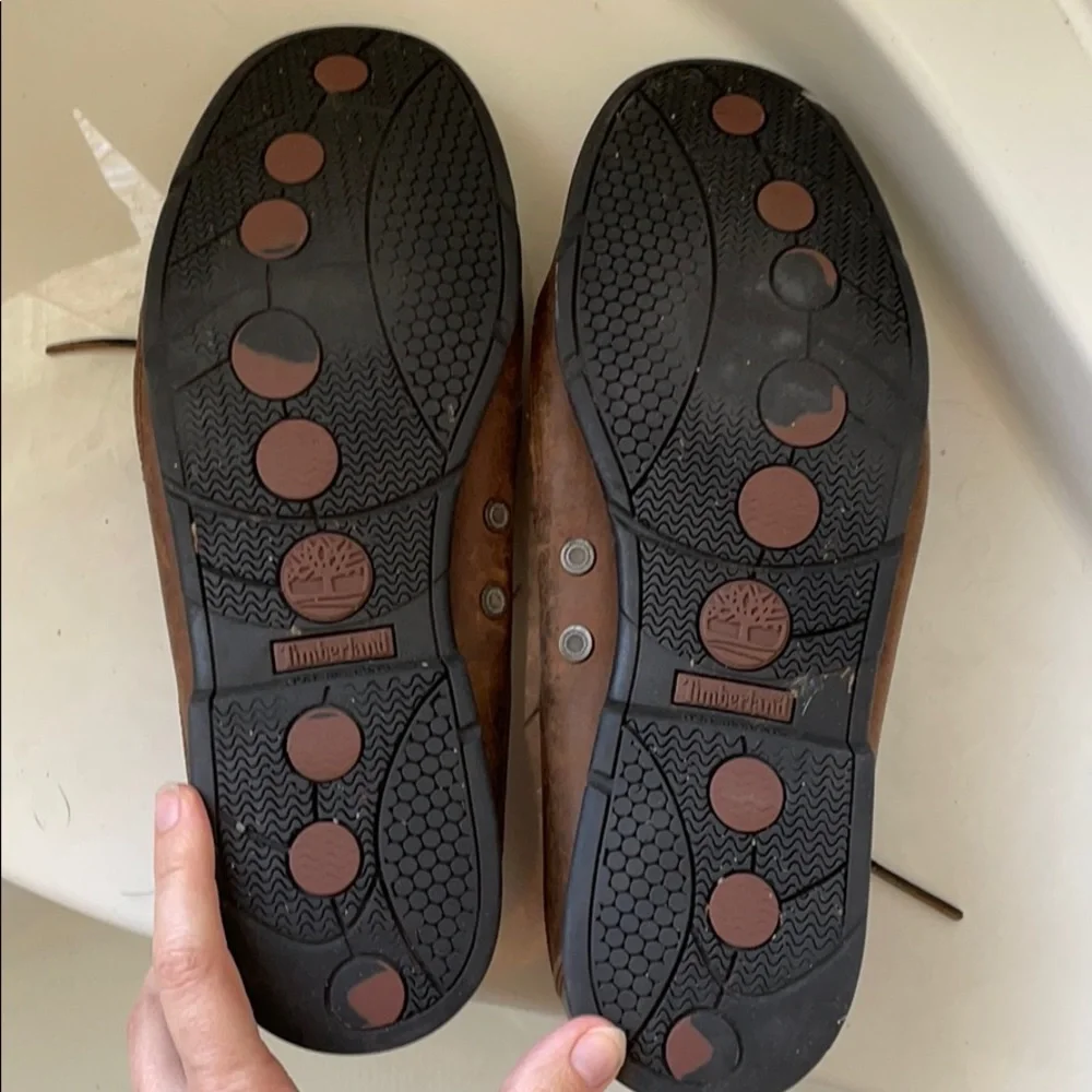 TIMBERLAND Leather Boat Shoes 12M